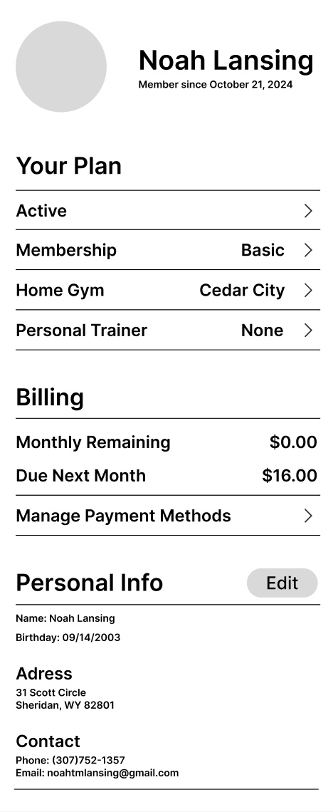 Vasa App wireframe 4